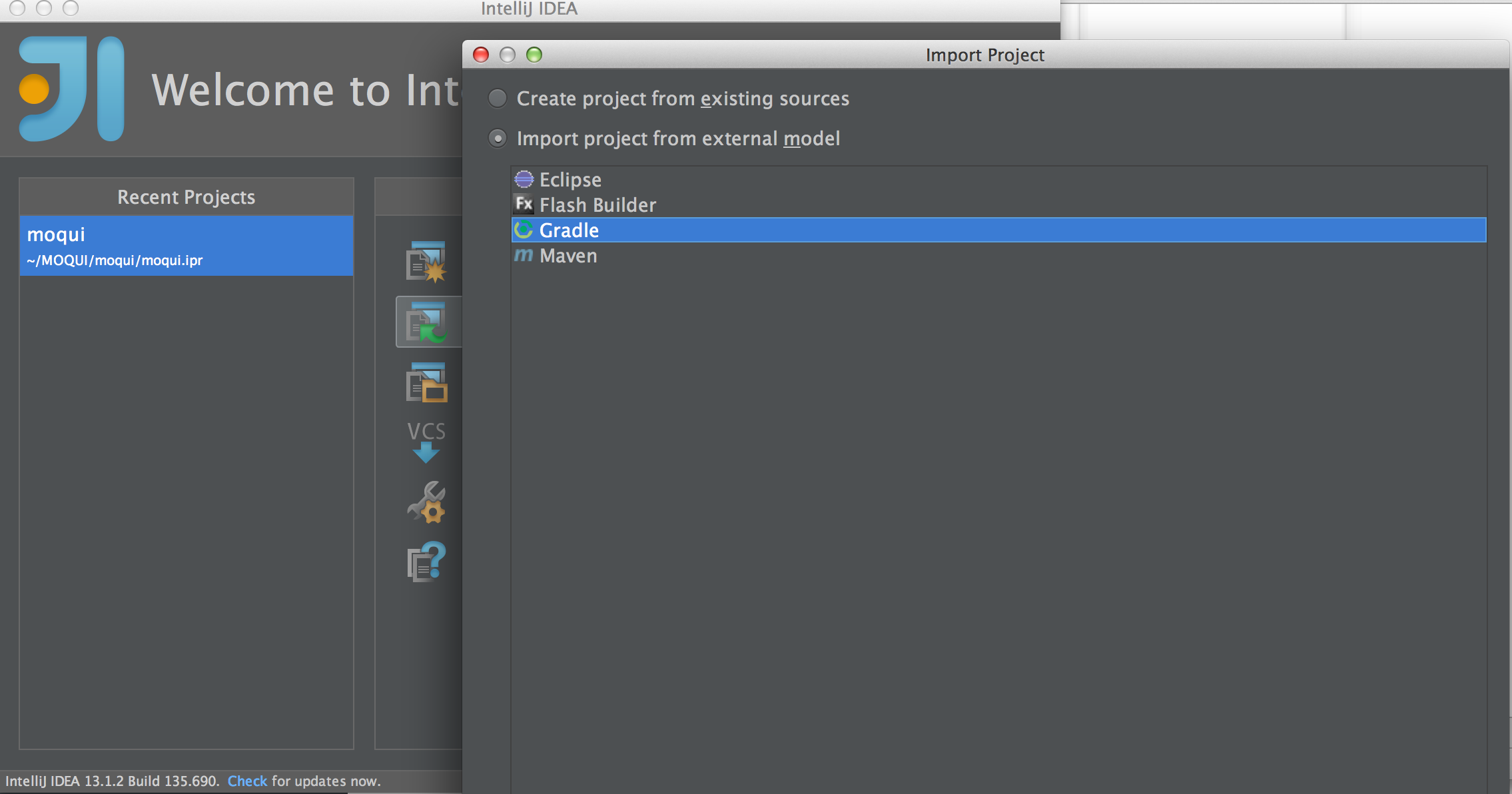 import project